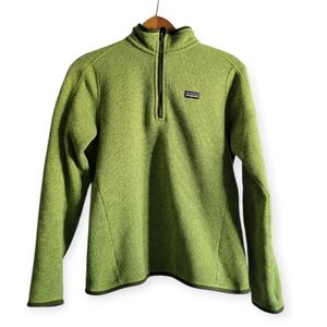PATAGONIA Womens Better Sweater Quarter Zip Pullover Small